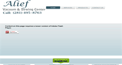 Desktop Screenshot of aliefvac.com
